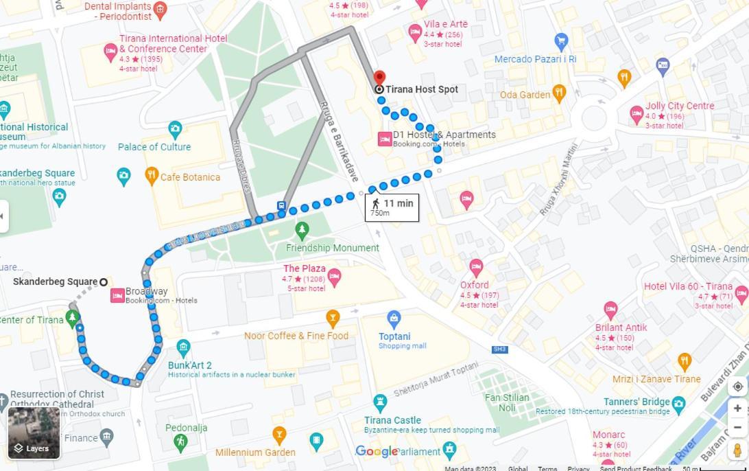 Angie'S Perfect Location Flat - Walk To Sights Tiranë Luaran gambar